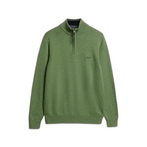 m6110688a-h4c-pull-en-laine-melangee-a-col-camionneur-superdry-vert-artichaut-chine