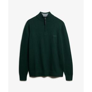 m6110688a-tem-pull-en-laine-melangee-a-col-camionneur-superdry-vert-foret-chine