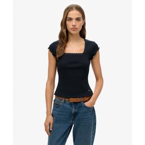 w1011754a-98t-t-shirt-a-encolure-carree-femme-superdry-essential-bleu-marine-eclipse