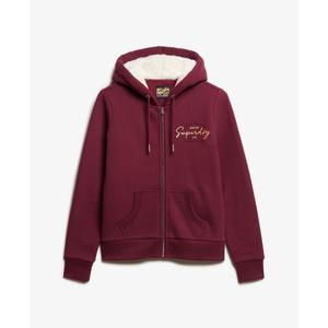 w2012159a-01p-sweatshirt-a-capuche-zippe-a-logo-metallise-femme-superdry-luxe-bordeaux