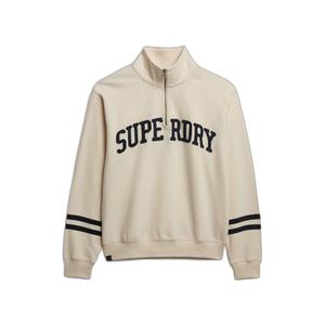 w2012259a-8ml-sweatshirt-1-2-zip-motif-applique-femme-superdry-blanc-casse-os-du-desert