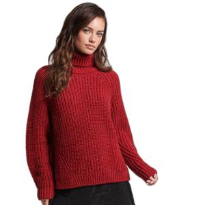 w6110397a-9nh-pullover-ample-a-col-roule-et-surpiqures-femme-superdry-rouge-chine