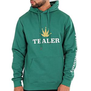 hoodie-tism-green-sweatshirt-a-capuche-tealer-time-is-money-green