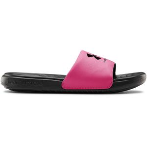 claquettes-fille-under-armour-ansa-fixed-noir-rose