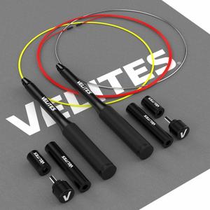 pack-fire-black-lastres-cables-mat-lot-de-corde-a-sauter-lestee-avec-cables-et-tapis-velites-fire-2-0-negra-tu